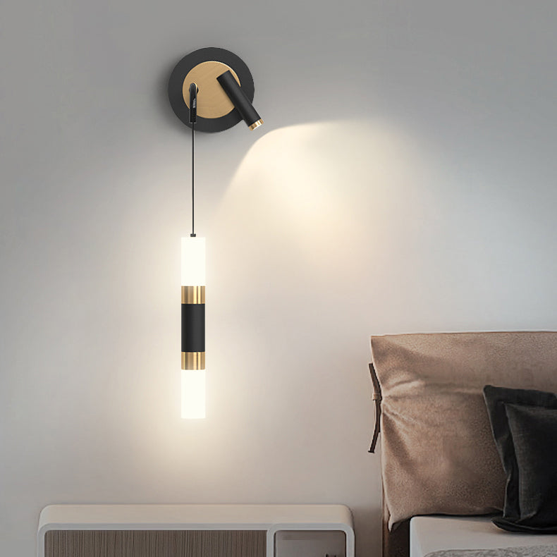 Multi Light Linear Wall Sconce Modern Style Metal Wall Lighting for Living Room