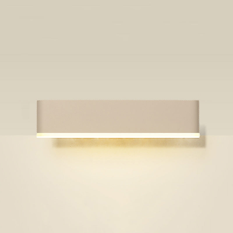 1 Light Geometry Wall Sconce Modern Style Metal Wall Lighting for Living Room