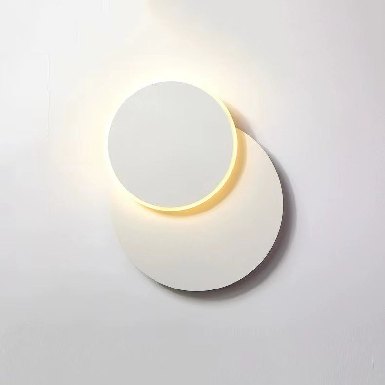 1 Light Geometry Wall Sconce Modern Style Metal Wall Lighting for Bedroom