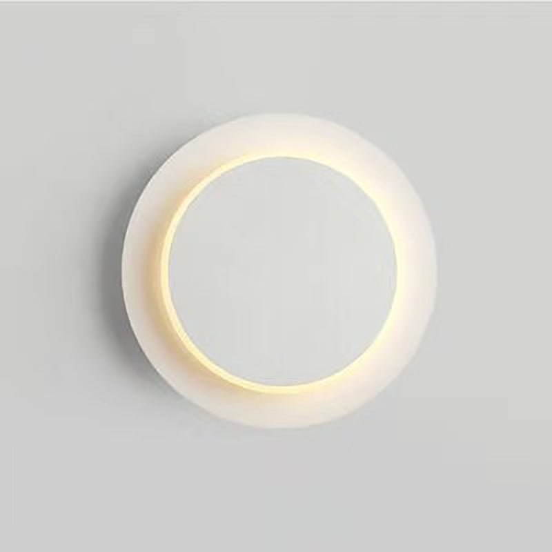1 Light Geometry Wall Sconce Modern Style Metal Wall Lighting for Bedroom