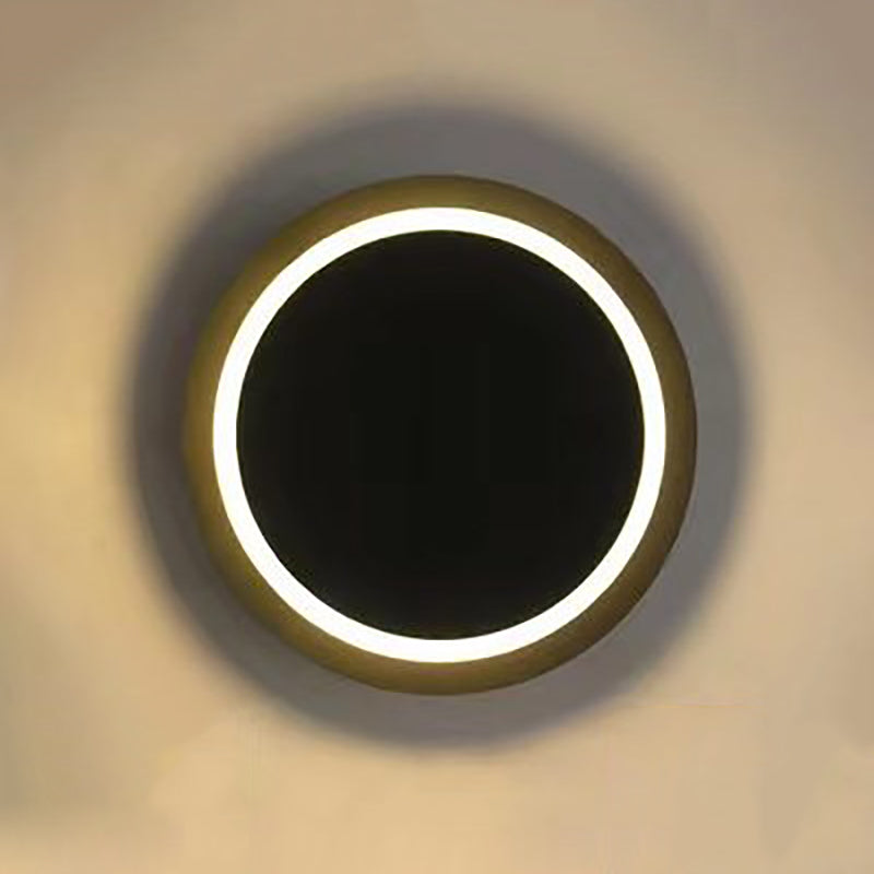 1 Light Geometry Wall Sconce Modern Style Metal Wall Lighting for Bedroom