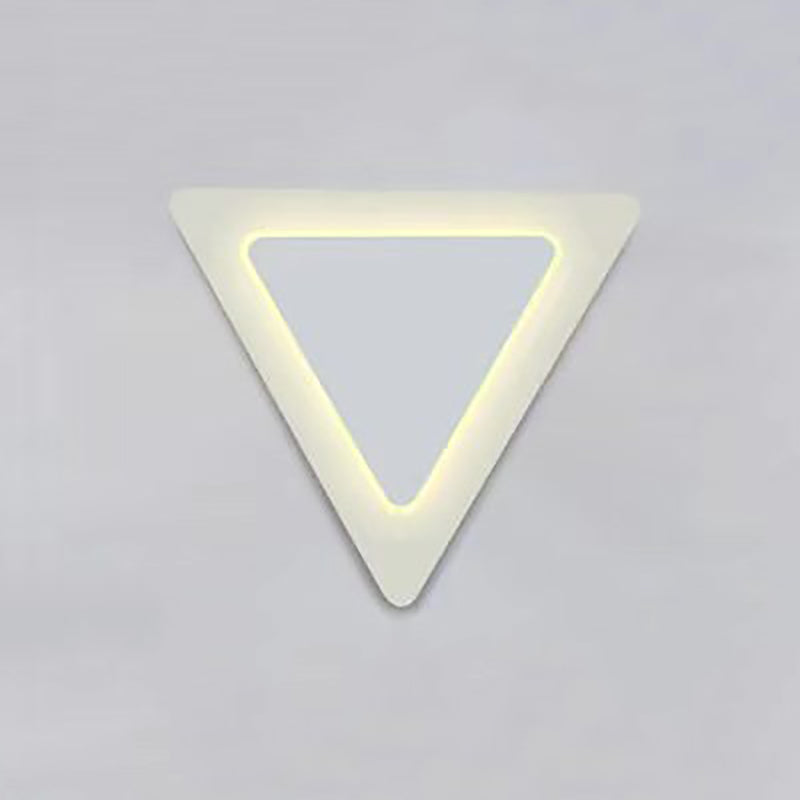 1 Light Geometry Wall Sconce Modern Style Metal Wall Lighting for Bedroom