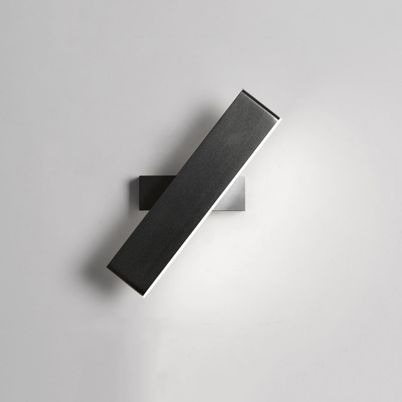 1 Light Geometry Wall Sconce Modern Style Metal Wall Lighting for Bedside