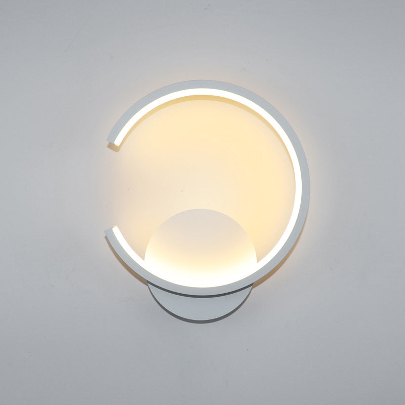 1-Light LED Wall Sconce Light Modern Simple Wall Mount Light for Living Room
