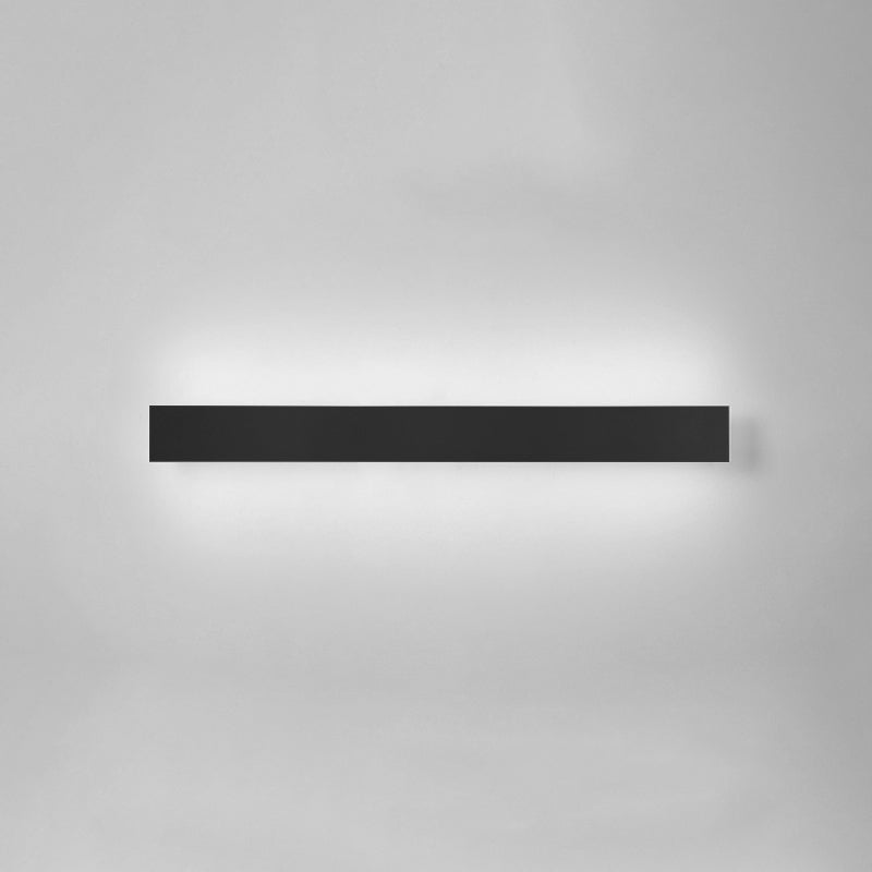 Nordic Style Iron Wall Light Strip Shape Wall Lamp with Acrylic Shade for Outdoor