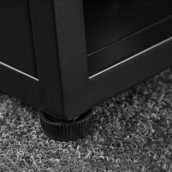 Industrial Style Rectangle Bar Table 42-inch Height Iron Pedestal Bistro Table