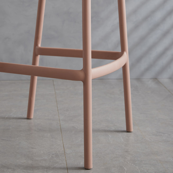 Modern Style Stackable Bar-stool Plastic Counter Bar Stool for Home