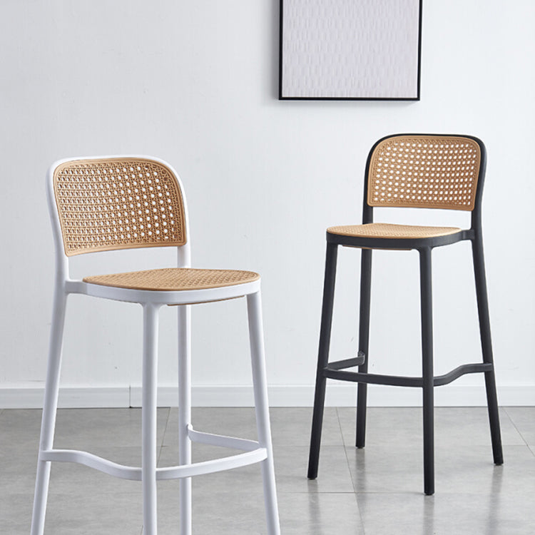 Modern Style Square Bar-stool Plastic Counter Bar Stool for Home