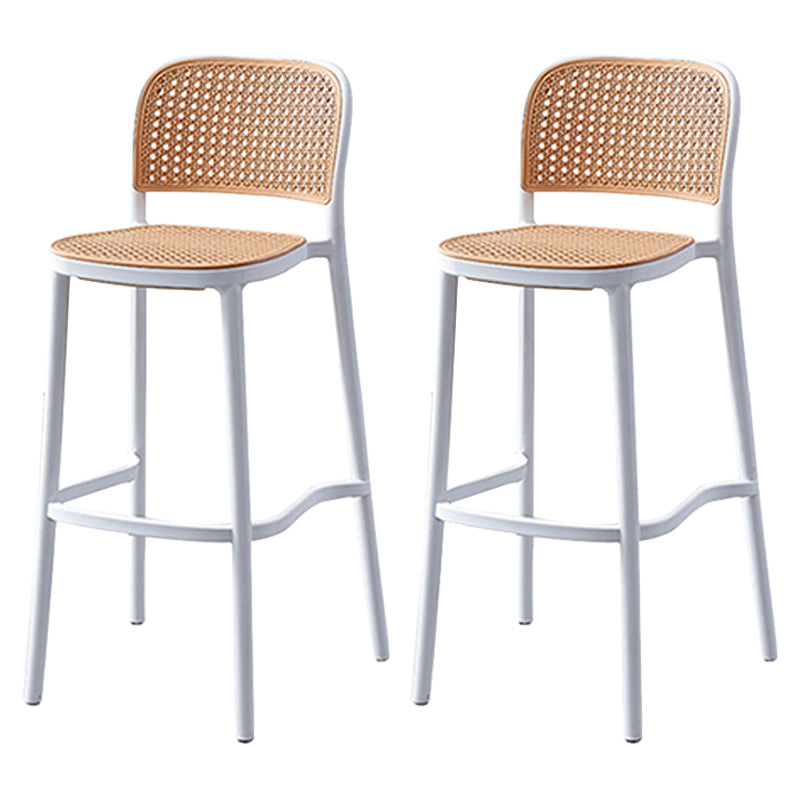 Modern Style Square Bar-stool Plastic Counter Bar Stool for Home