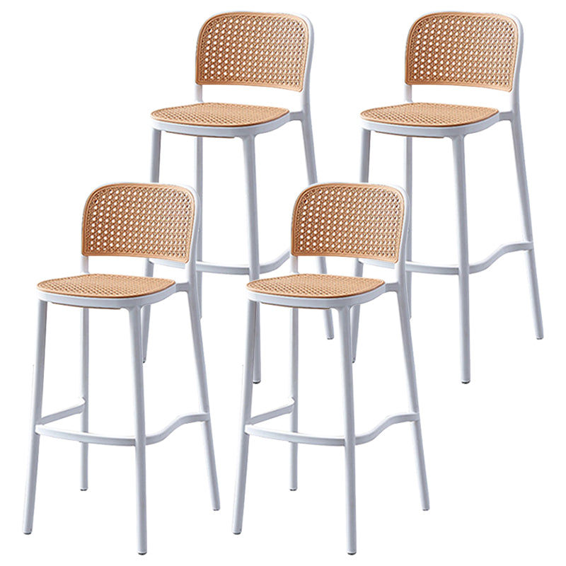 Modern Style Square Bar-stool Plastic Counter Bar Stool for Home
