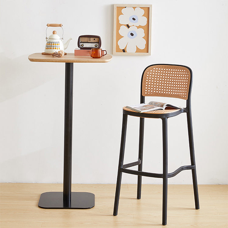 Modern Style Square Bar-stool Plastic Counter Bar Stool for Home