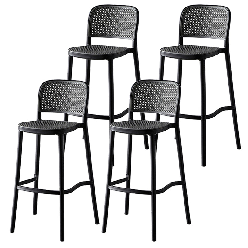 Modern Style Square Bar-stool Plastic Counter Bar Stool for Home