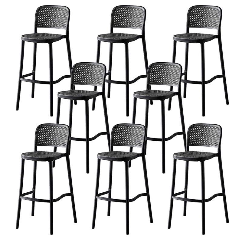 Modern Style Square Bar-stool Plastic Counter Bar Stool for Home
