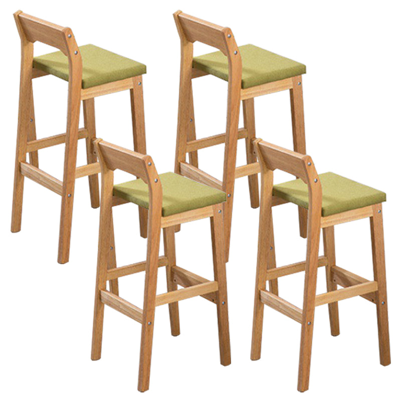 Modern Style Square Bar-stool Wooden Counter Bar Stool for Home