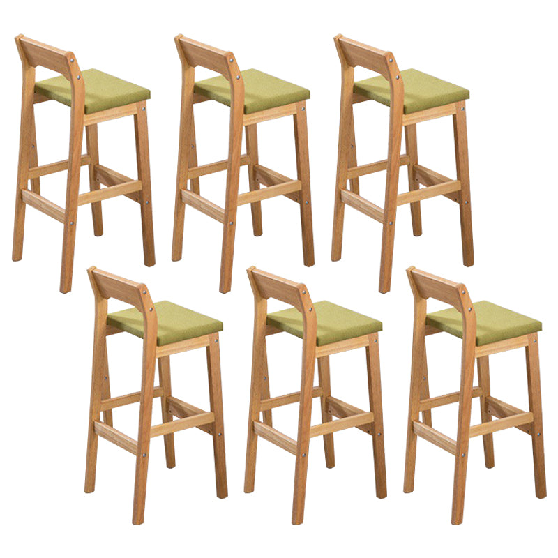 Modern Style Square Bar-stool Wooden Counter Bar Stool for Home