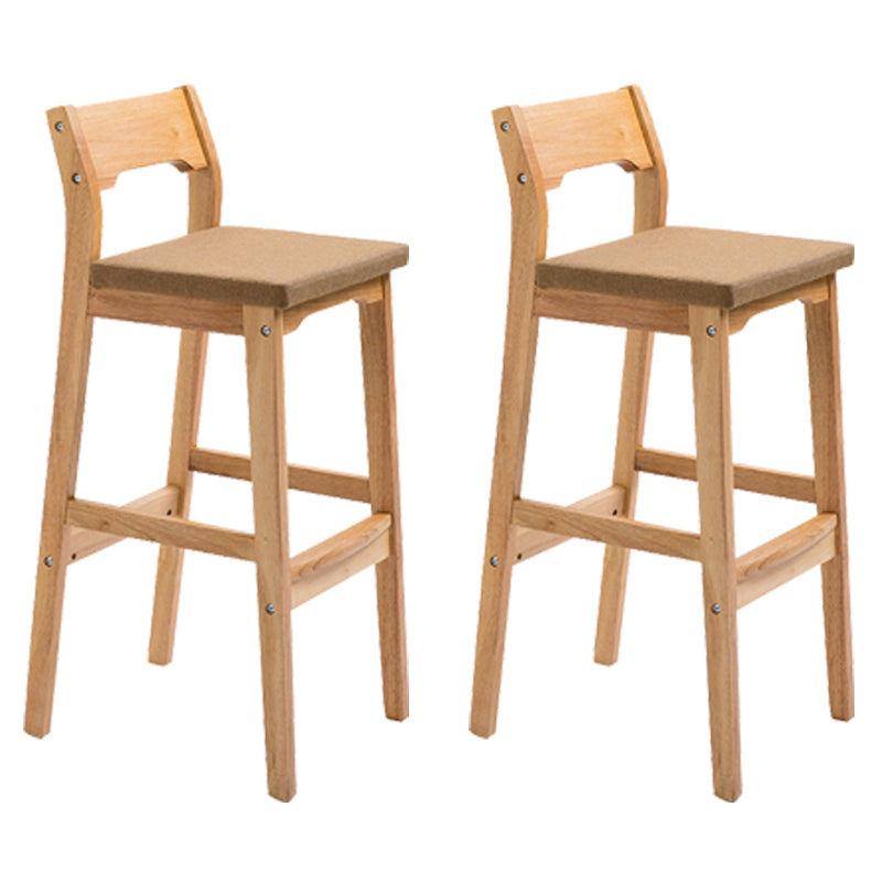 Modern Style Square Bar-stool Wooden Counter Bar Stool for Home