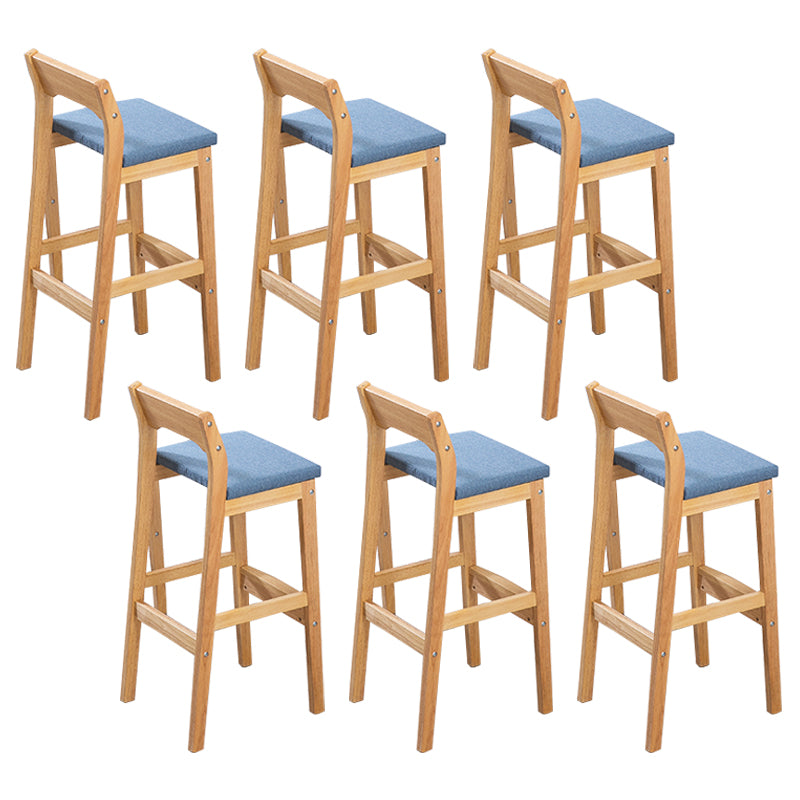Modern Style Square Bar-stool Wooden Counter Bar Stool for Home