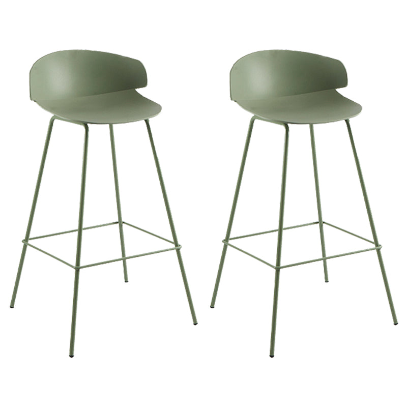 Nordic Style Metal Bar-stool Plastic Counter Bar Stool for Home