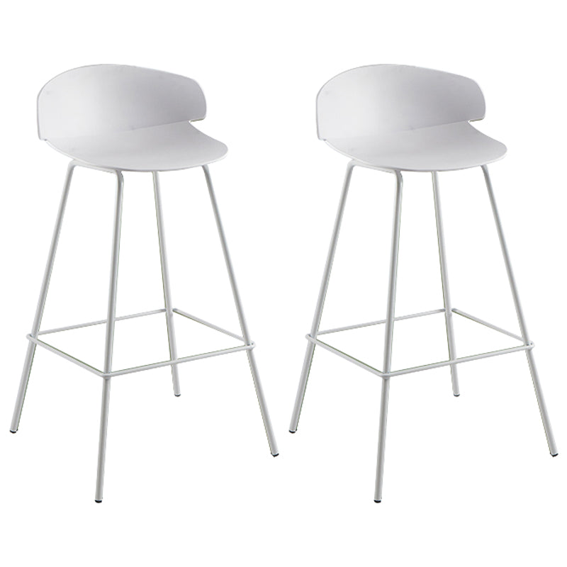 Nordic Style Metal Bar-stool Plastic Counter Bar Stool for Home