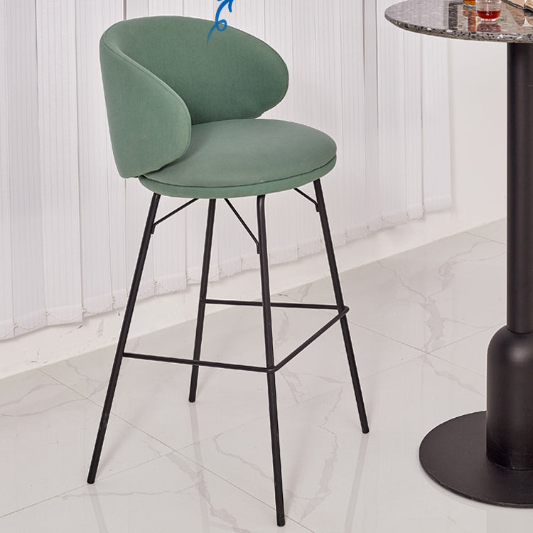 Modern Style Metal Bar-stool Bucket Counter Bar Stool for Home