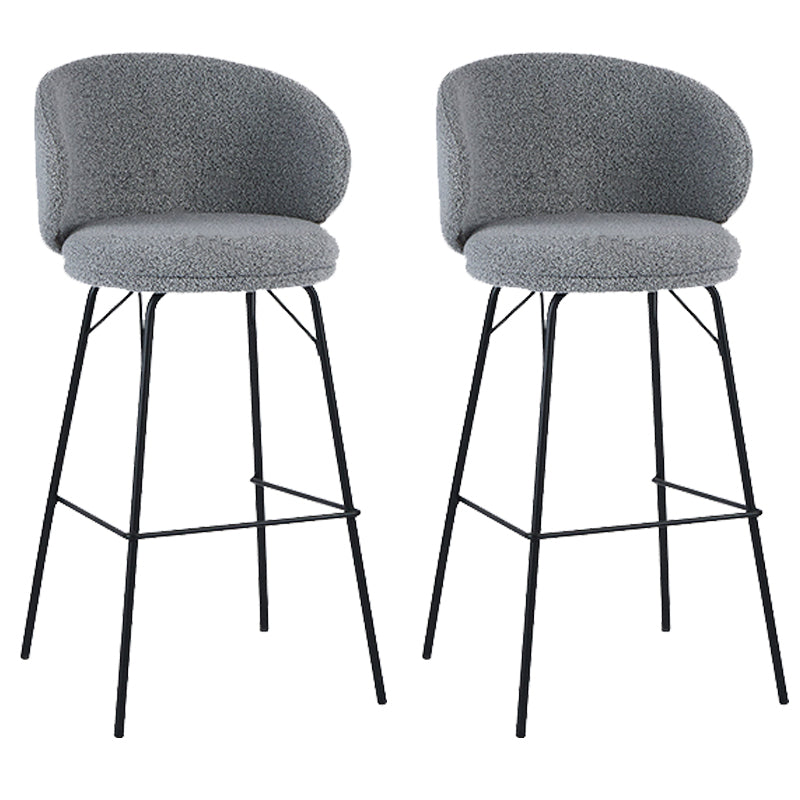 Modern Style Metal Bar-stool Bucket Counter Bar Stool for Home