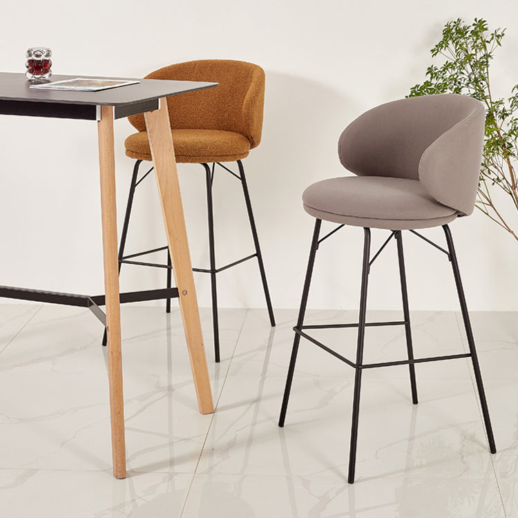 Modern Style Metal Bar-stool Bucket Counter Bar Stool for Home