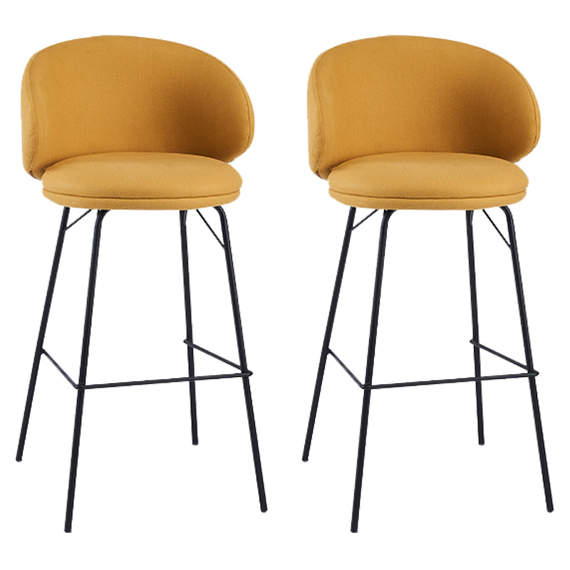 Modern Style Metal Bar-stool Bucket Counter Bar Stool for Home