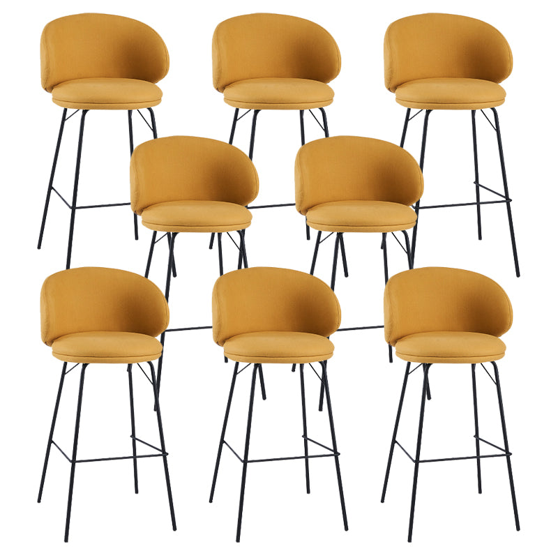 Modern Style Metal Bar-stool Bucket Counter Bar Stool for Home
