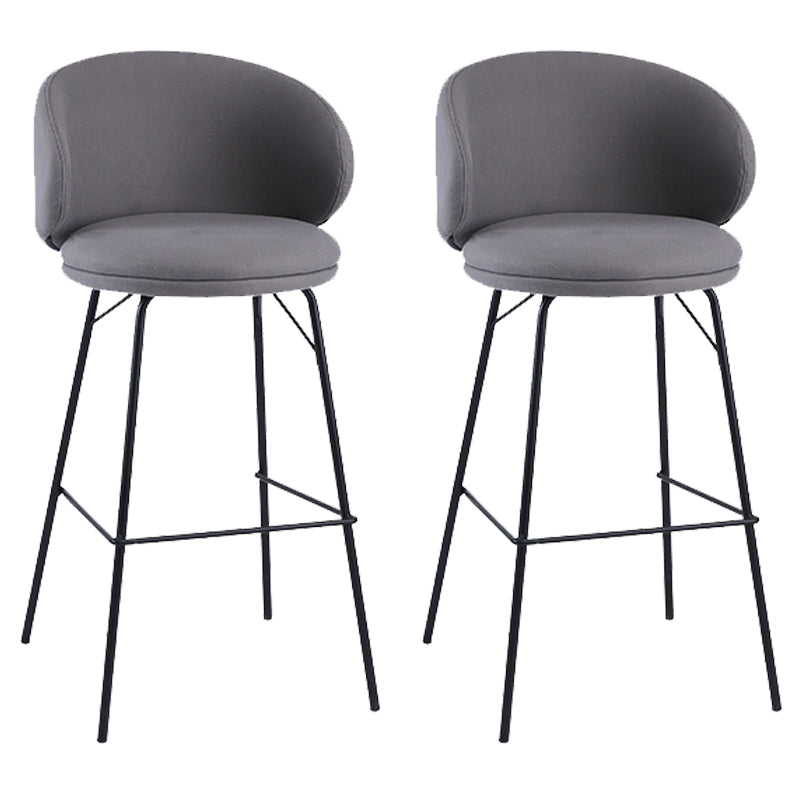 Modern Style Metal Bar-stool Bucket Counter Bar Stool for Home
