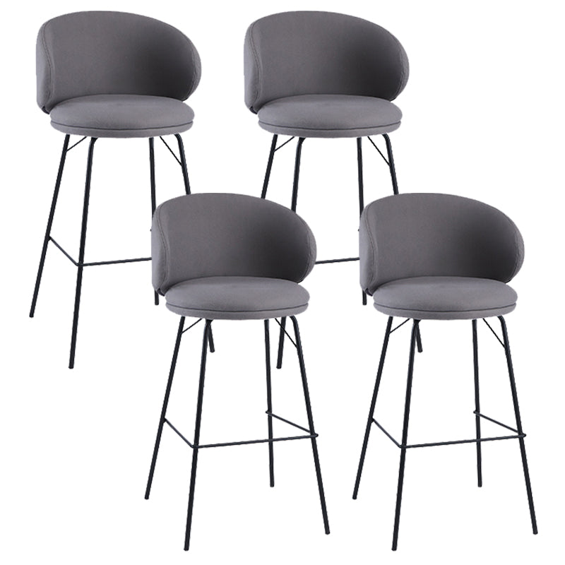 Modern Style Metal Bar-stool Bucket Counter Bar Stool for Home
