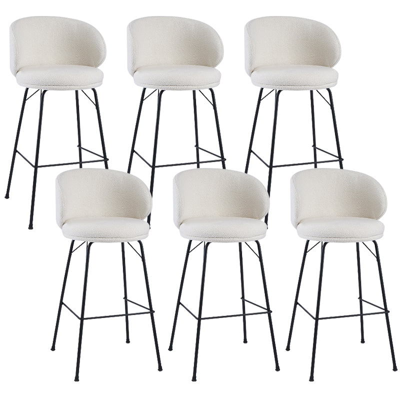 Modern Style Metal Bar-stool Bucket Counter Bar Stool for Home
