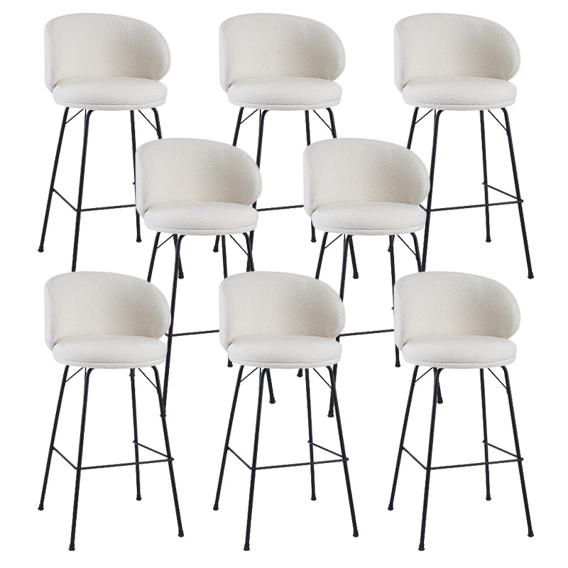 Modern Style Metal Bar-stool Bucket Counter Bar Stool for Home