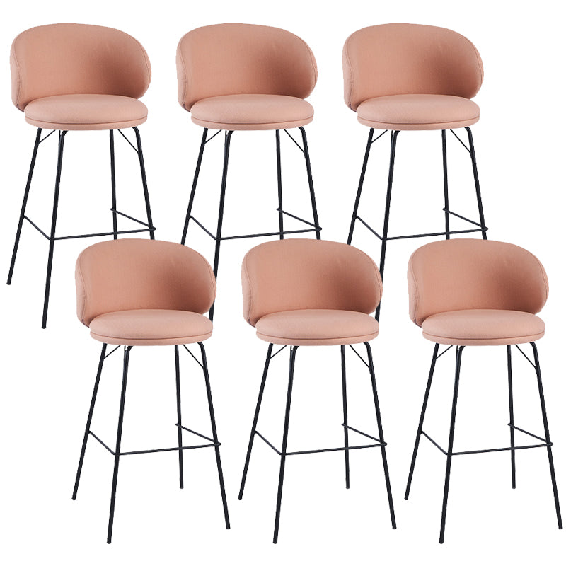 Modern Style Metal Bar-stool Bucket Counter Bar Stool for Home