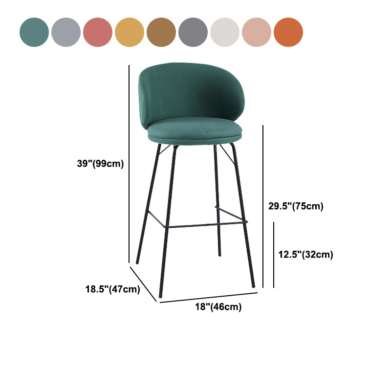 Modern Style Metal Bar-stool Bucket Counter Bar Stool for Home