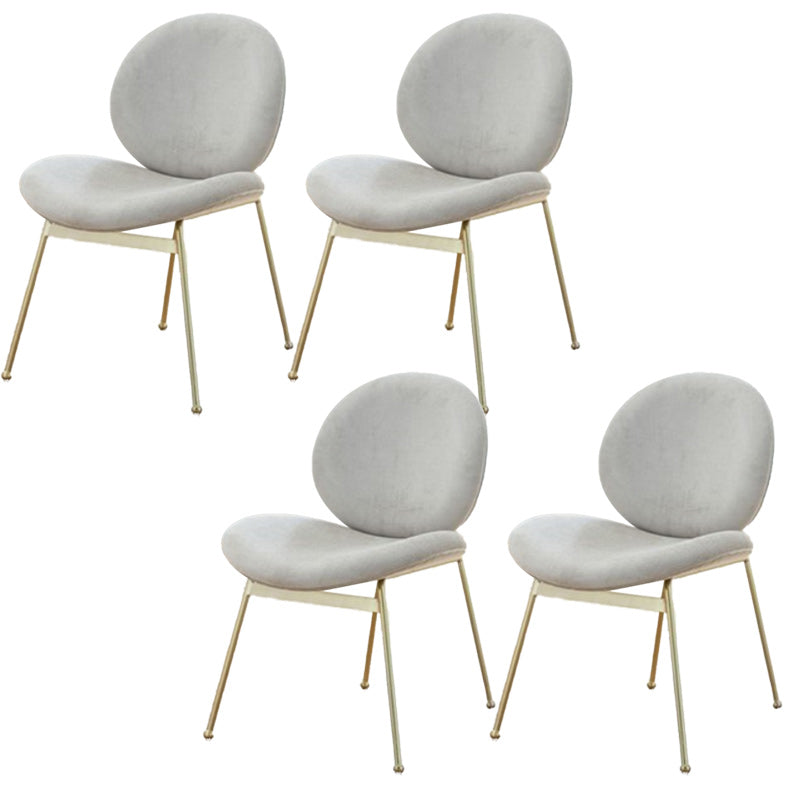 Upholstered Dining Chair Glam Style Side Chair for Dining Room