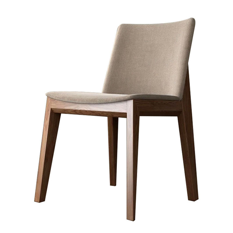 Dining Room Armless Chairs Modern Solid Wood Kitchen Chair for Home