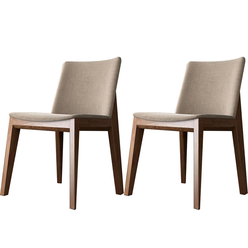 Dining Room Armless Chairs Modern Solid Wood Kitchen Chair for Home