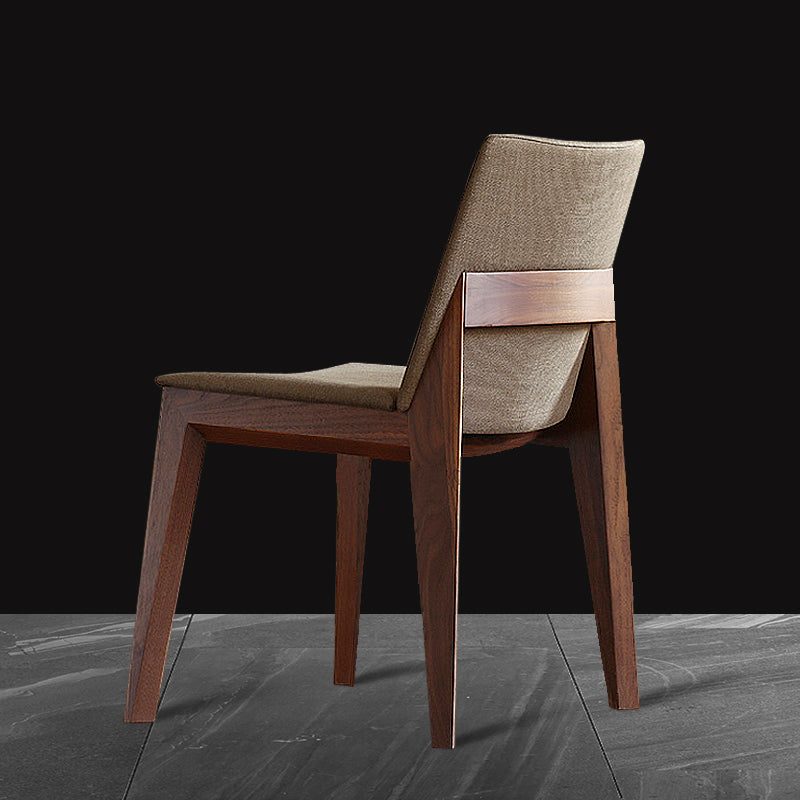 Dining Room Armless Chairs Modern Solid Wood Kitchen Chair for Home