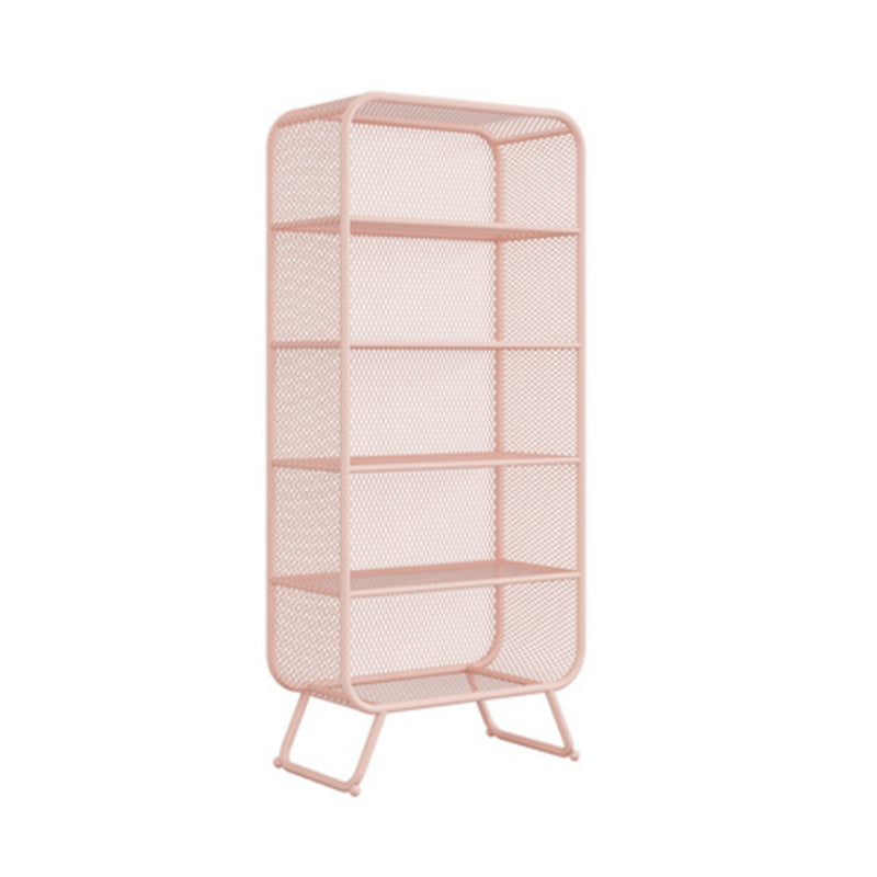 Scandinavian Style Standard Bookcase Metal Closed Back Book Shelf