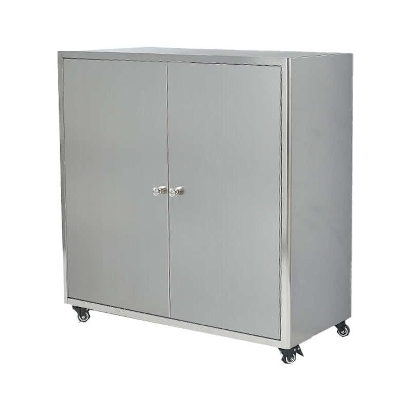 Stainless Steel Sideboard Cabinet Modern Server Cabinet with Storage for kitchen