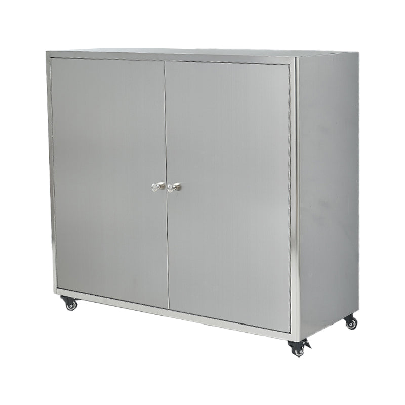 Stainless Steel Sideboard Cabinet Modern Server Cabinet with Storage for kitchen