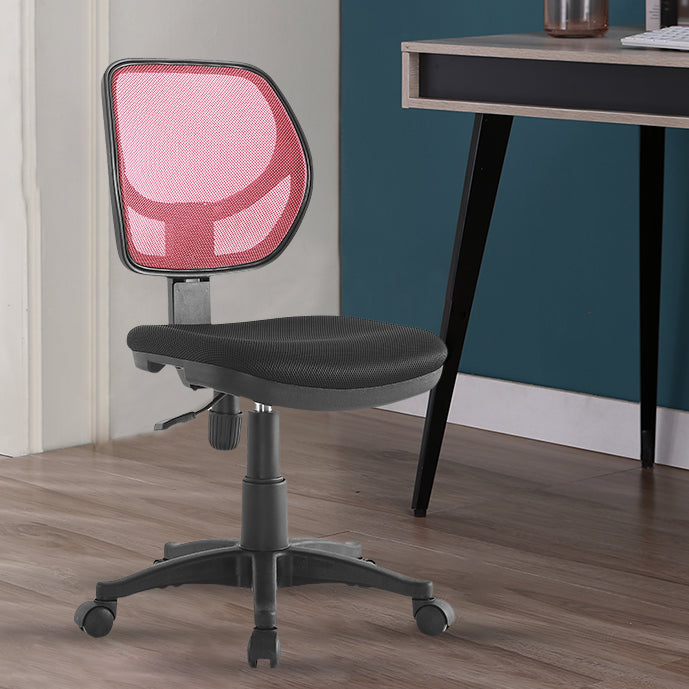 Mid-back Office Chair Mesh Sponge/Latex Seat Adjustable Office Chair