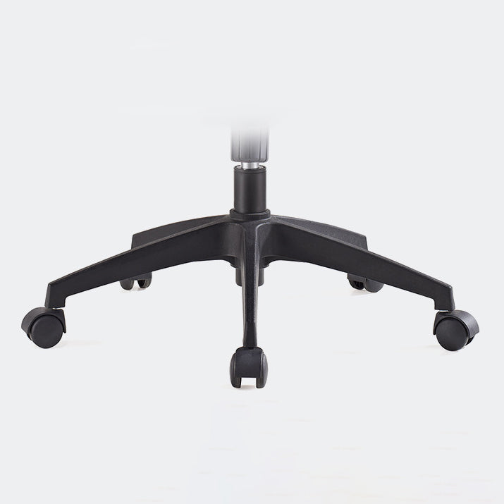 Middle Back Office Chair Fixed Arm Office Chair with Gauze Sponge Cushion