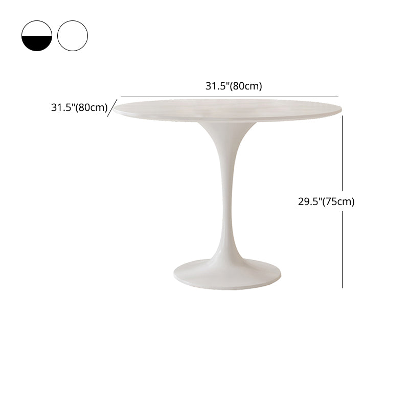 Modern 1/3/5 Pieces Dining Set Round Stone Dining Table for Kitchen