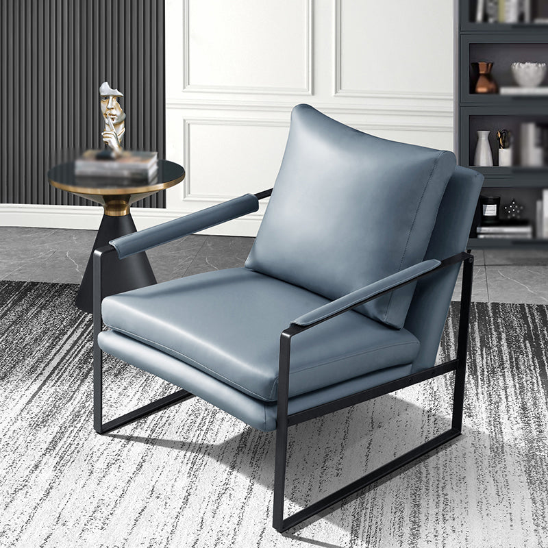 Faux Leather Chair 27.5" L x27.9" W x29.5" H  Arms Included Chair