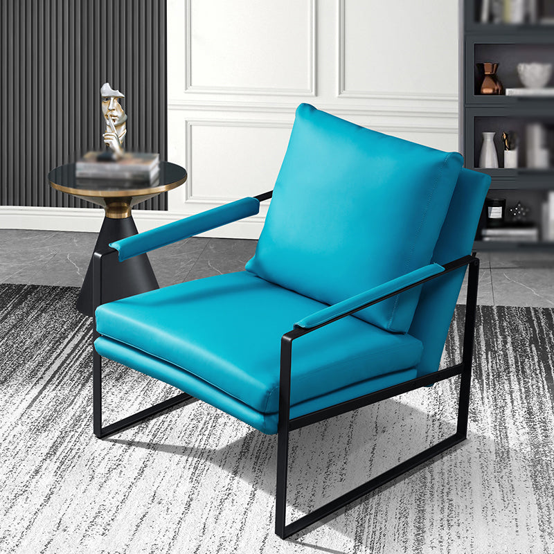 Faux Leather Chair 27.5" L x27.9" W x29.5" H  Arms Included Chair