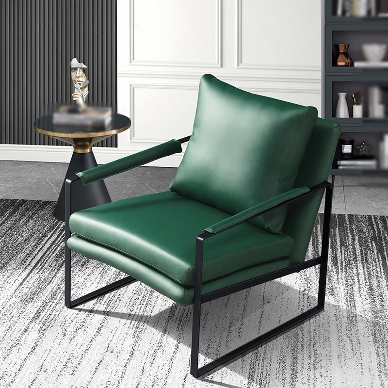 Faux Leather Chair 27.5" L x27.9" W x29.5" H  Arms Included Chair