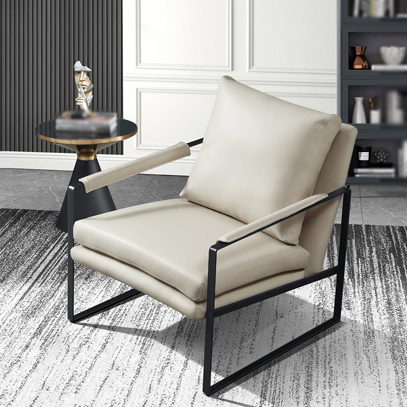 Faux Leather Chair 27.5" L x27.9" W x29.5" H  Arms Included Chair