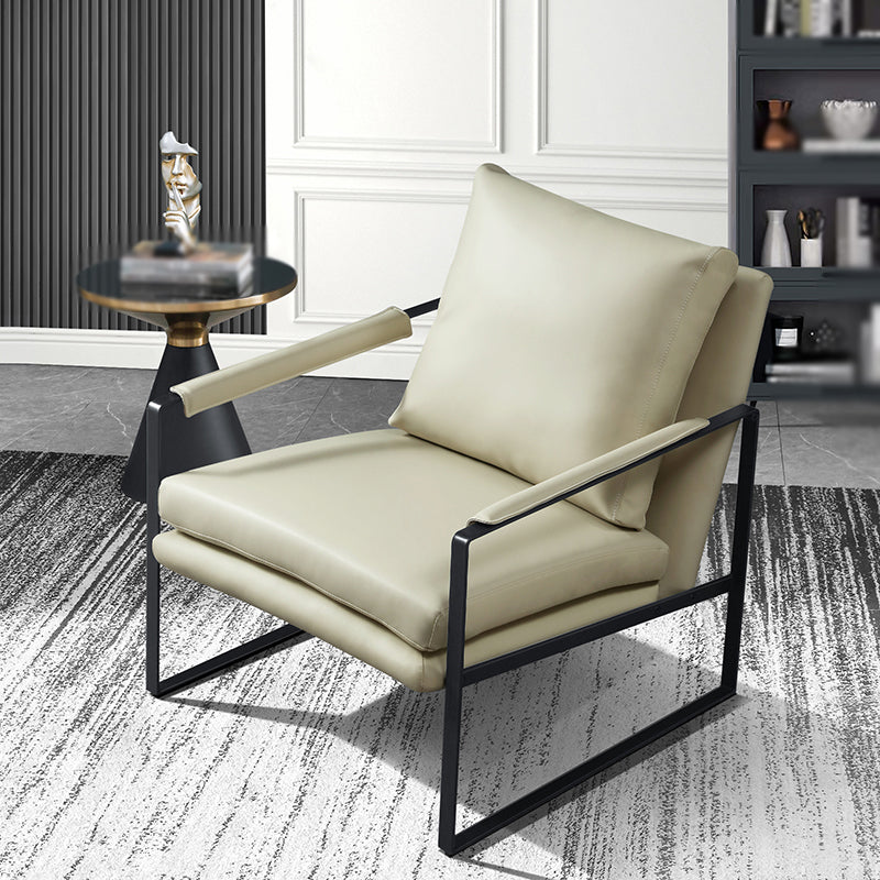 Faux Leather Chair 27.5" L x27.9" W x29.5" H  Arms Included Chair