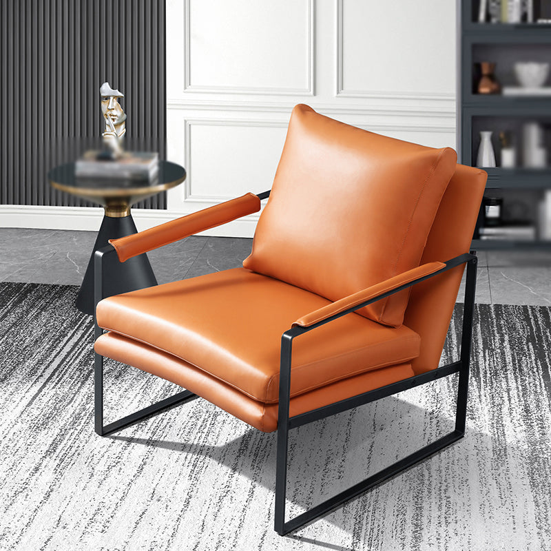 Faux Leather Chair 27.5" L x27.9" W x29.5" H  Arms Included Chair